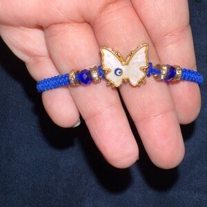 Elegant Blue Butterfly Bracelet